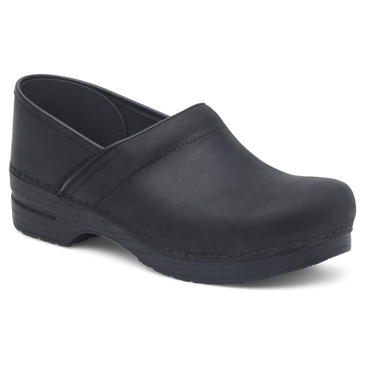 Professional Mens Black Oiled - clogs